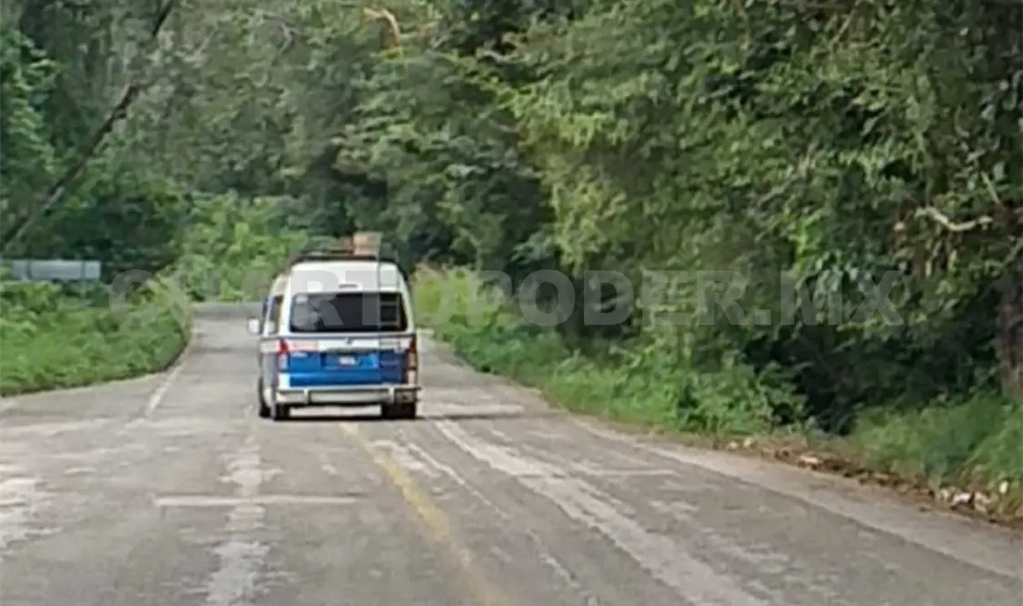 La noticia criminal ocurrió a eso de las 05:00 de la madrugada sobre el tramo carretero Catazajá-La Trinitaria. Genaro Sánchez / CP