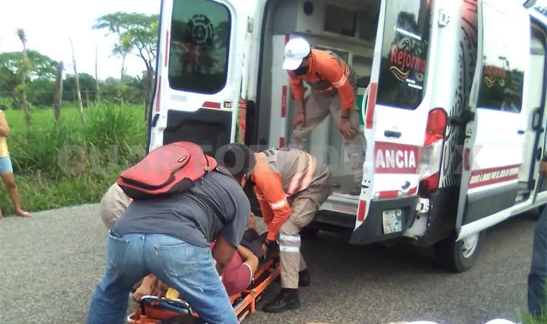 Fatal percance al derrapar moto