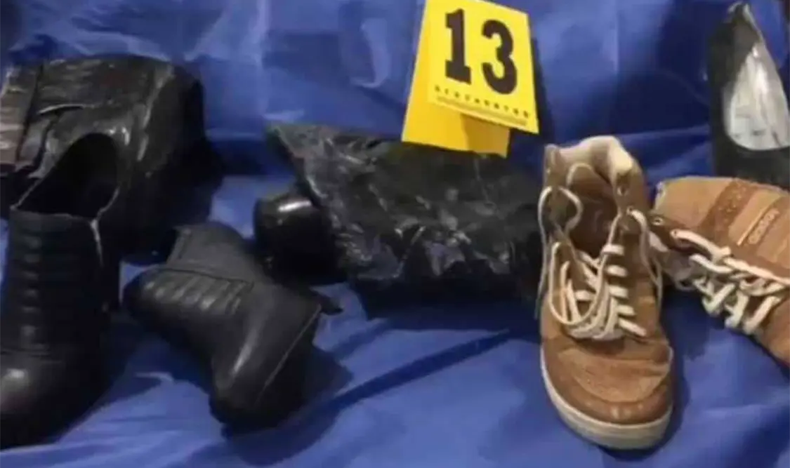 En la casa propiedad de Andrés Filomeno, peritos localizaron múltiples objetos relacionados con las víctimas. Cortesía