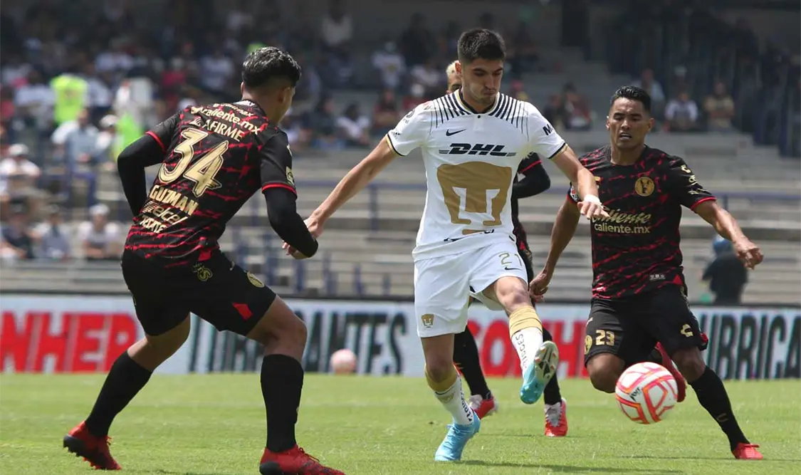 Pumas debuta en el Apertura 2022 con un empate