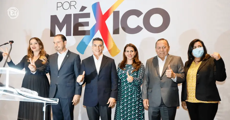 A pesar de los escándalos en los que está involucrado el presidente del PRI, el PAN y PRD respaldan a la coalición “Va por México”. Cortesía