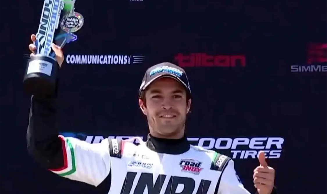 Salvador de Alba con podio en Road to Indy