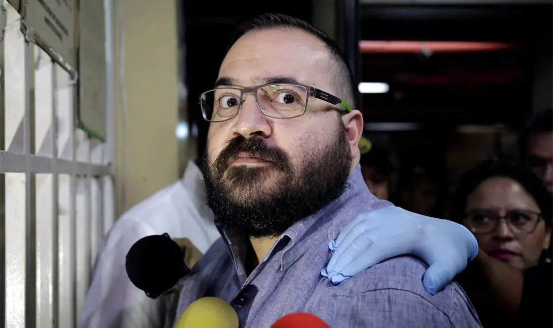 El exgobernador de Veracruz, Javier Duarte de Ochoa, está preso en el Reclusorio Norte. Cortesía