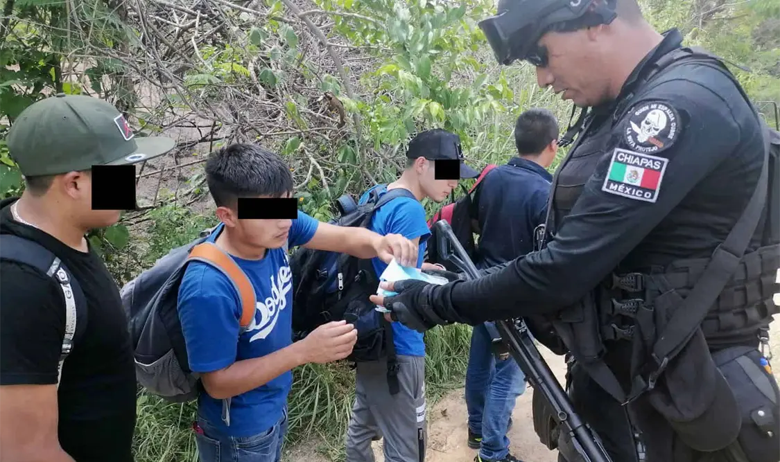 Rescata SSyPC a 115 migrantes en Chiapa de Corzo