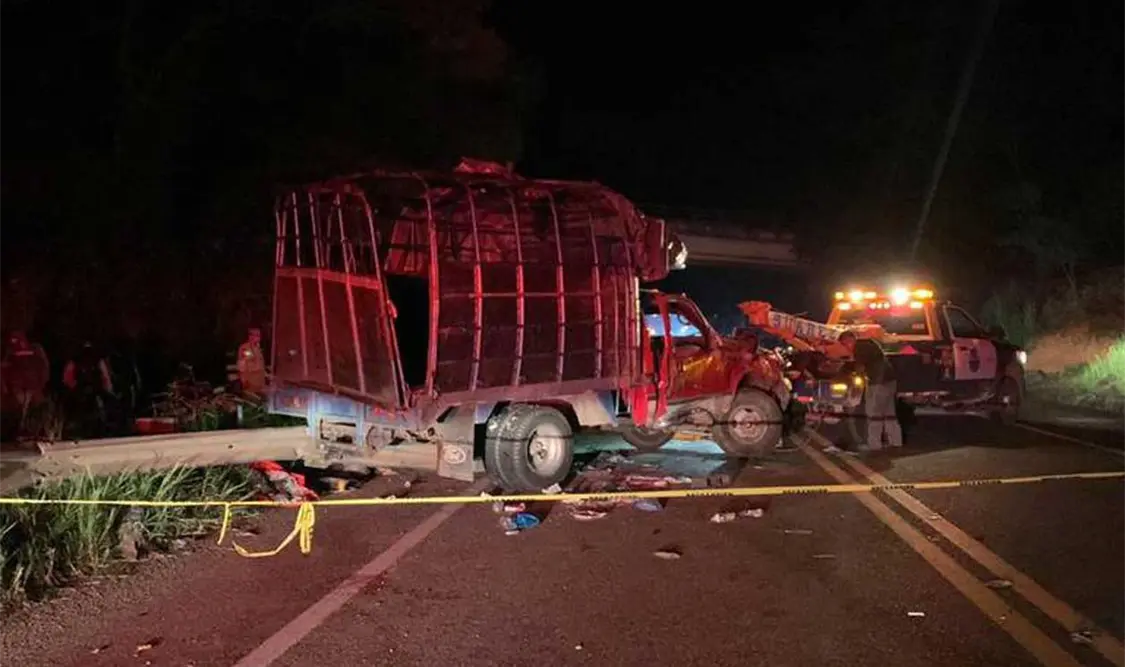 Guardia Nacional investiga accidente