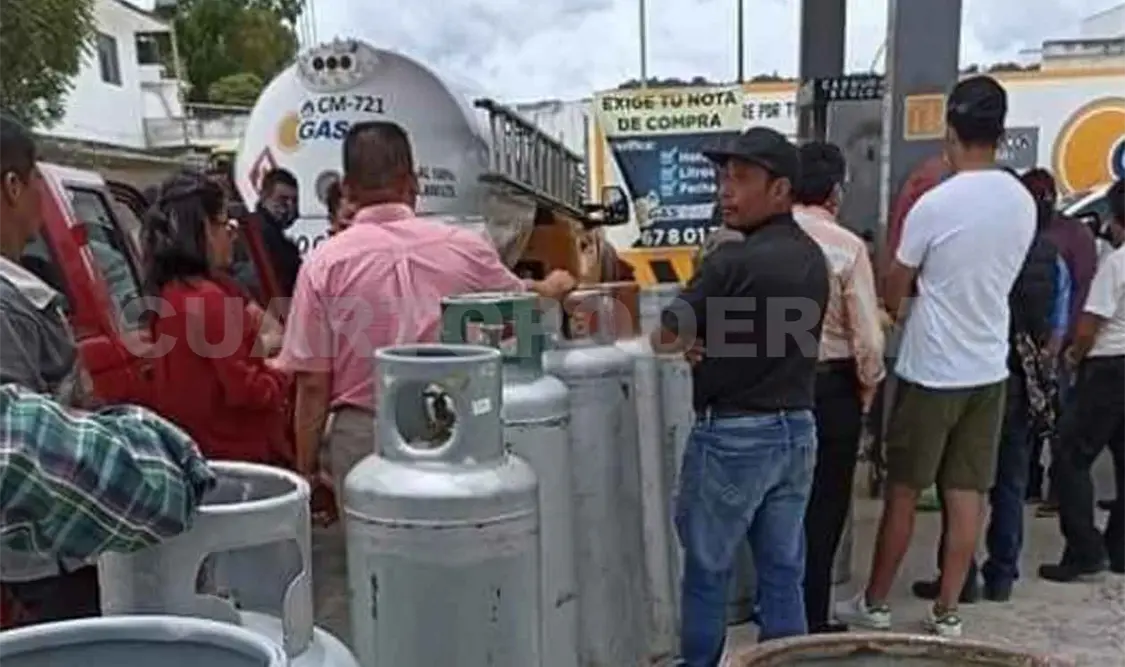 Gas LP en escasez, pero no hay desabasto