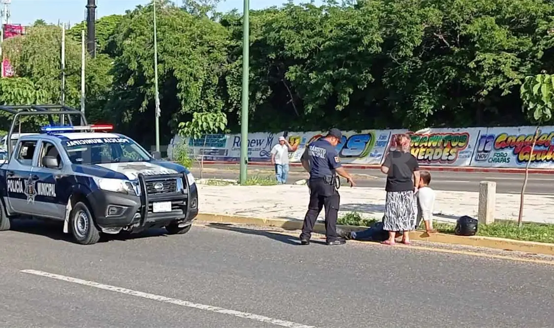 Motociclista es embestido por vehículo “fantasma”