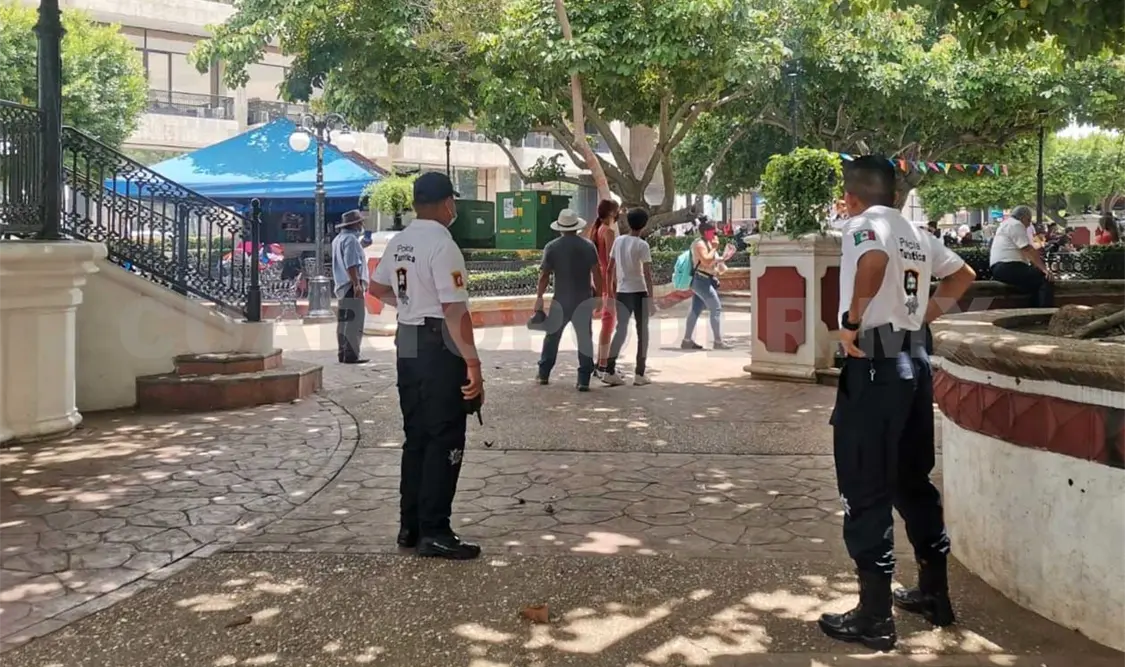 La policía turística es una corporación especializada en atender a los visitantes. Cortesía