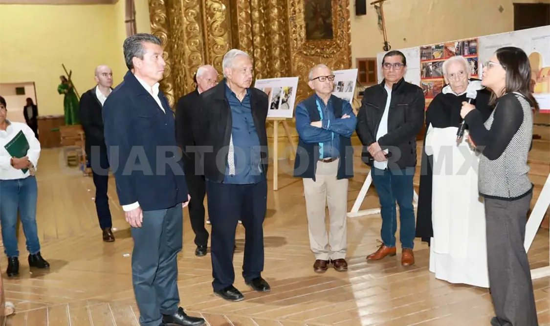 Encabezaron la entrega del Templo y Exconvento de Santo Domingo de Guzmán y de la Catedral de San Cristóbal de Las Casas. CP