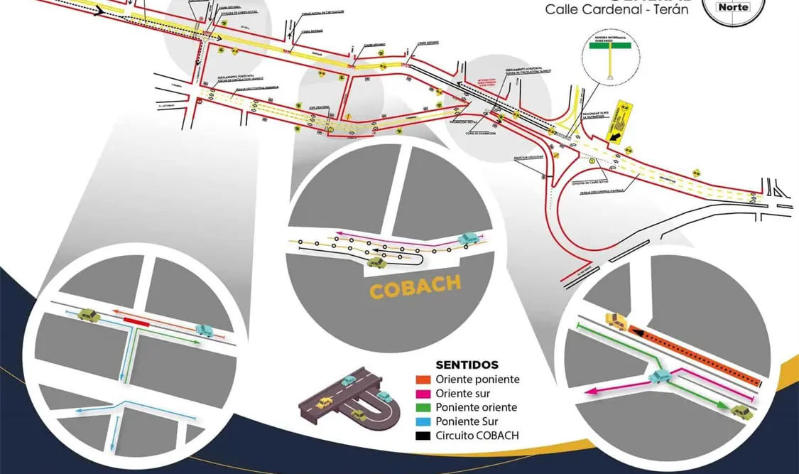 Informa SSPM cambio de circulación en Boulevard Quetzales