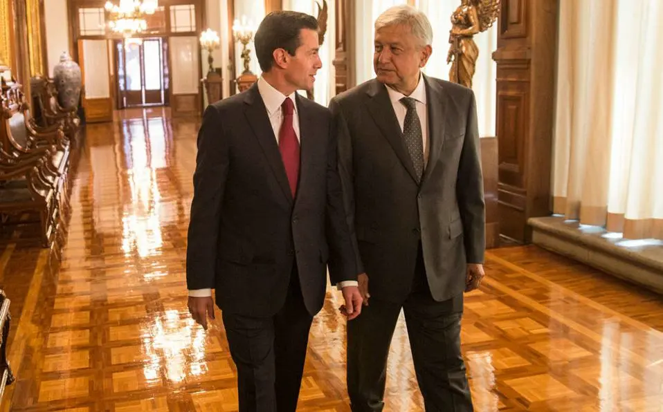 López Obrador reiteró que él está agradecido con Peña Nieto porque cuando fue presidente no intervino en el proceso electoral de 2018. Cortesía