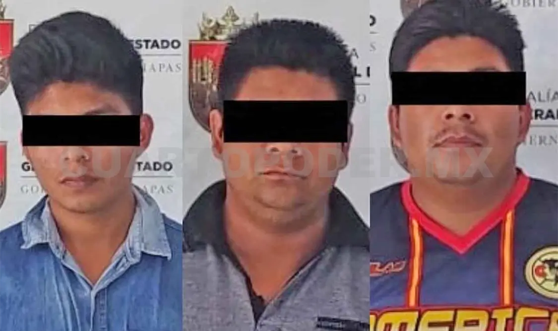 Presuntos delincuentes fueron arrestados