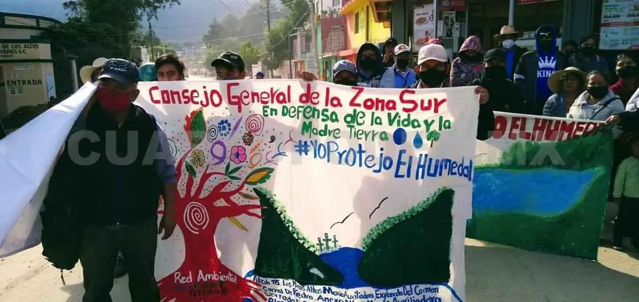 Integrantes del Consejo de la Zona Sur se manifestaron