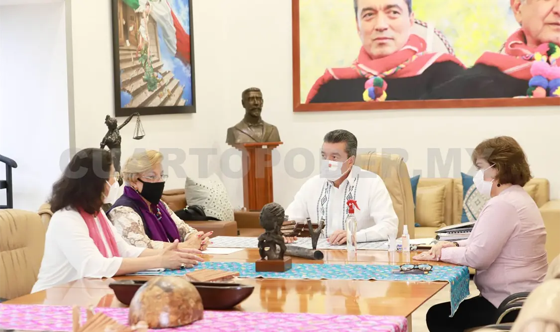 Se reúne Rutilio Escandón con relatora de la CIDH