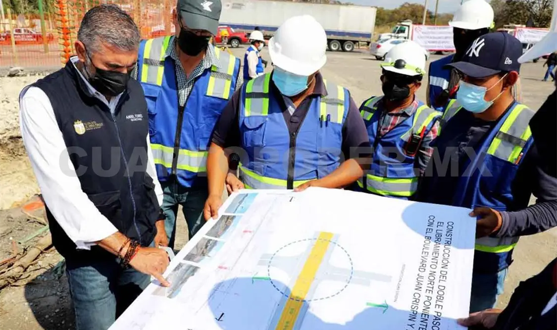 Genera más de 900 empleos obra del paso a desnivel