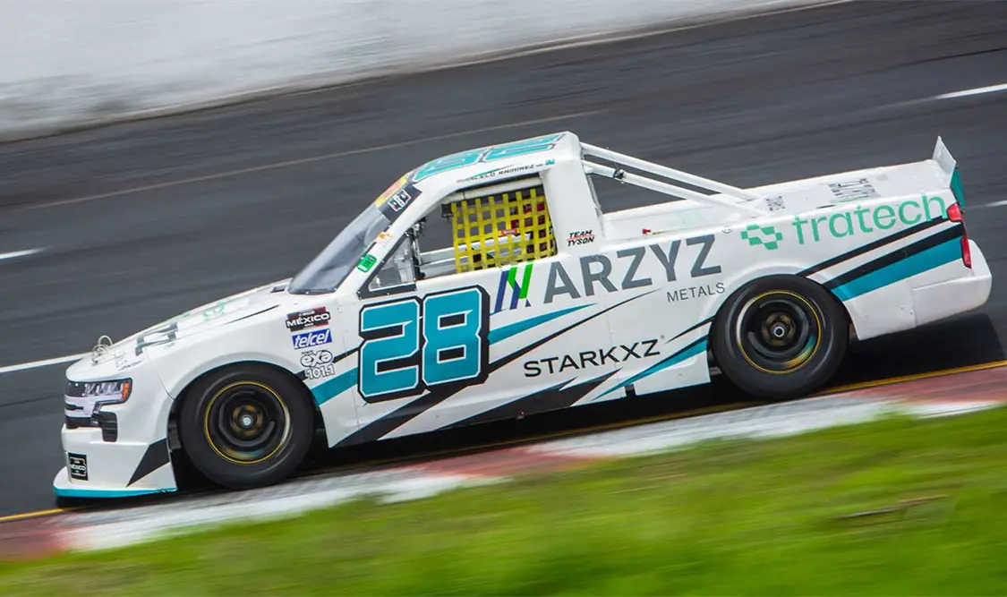 El poder regio de la escudería Marzal Arzyz-Fratech-Starkxz llega a Puebla para disputar la quinta fecha de Nascar México Series. Cortesía