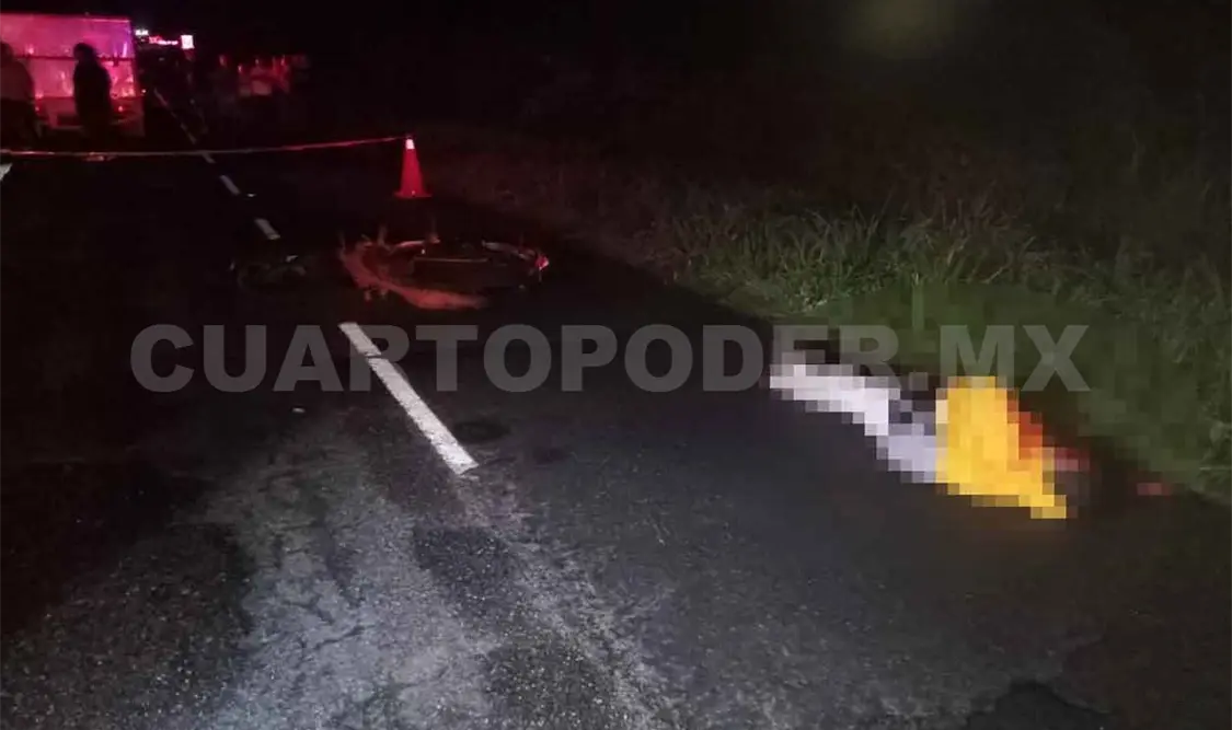 Motorista muere al atropellar a peatón