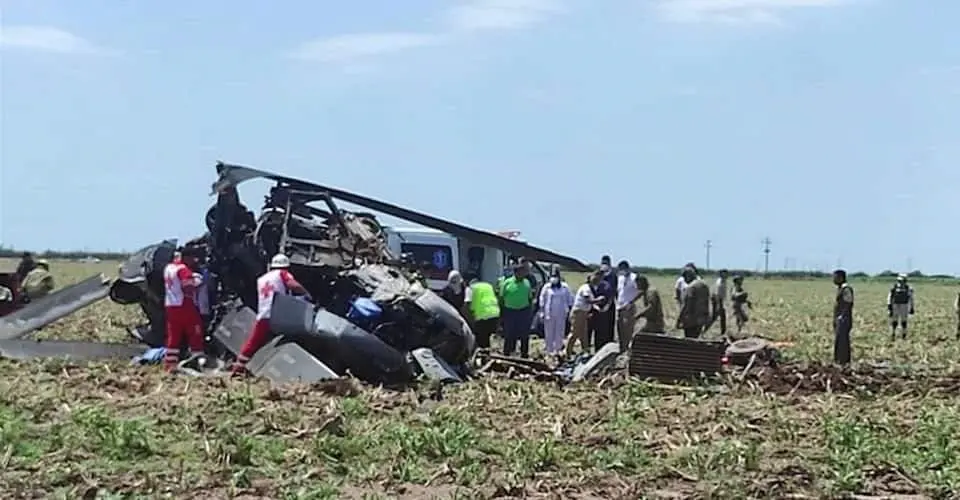 A causa del impacto, 14 elementos murieron y uno más resultó gravemente herido. Cortesía