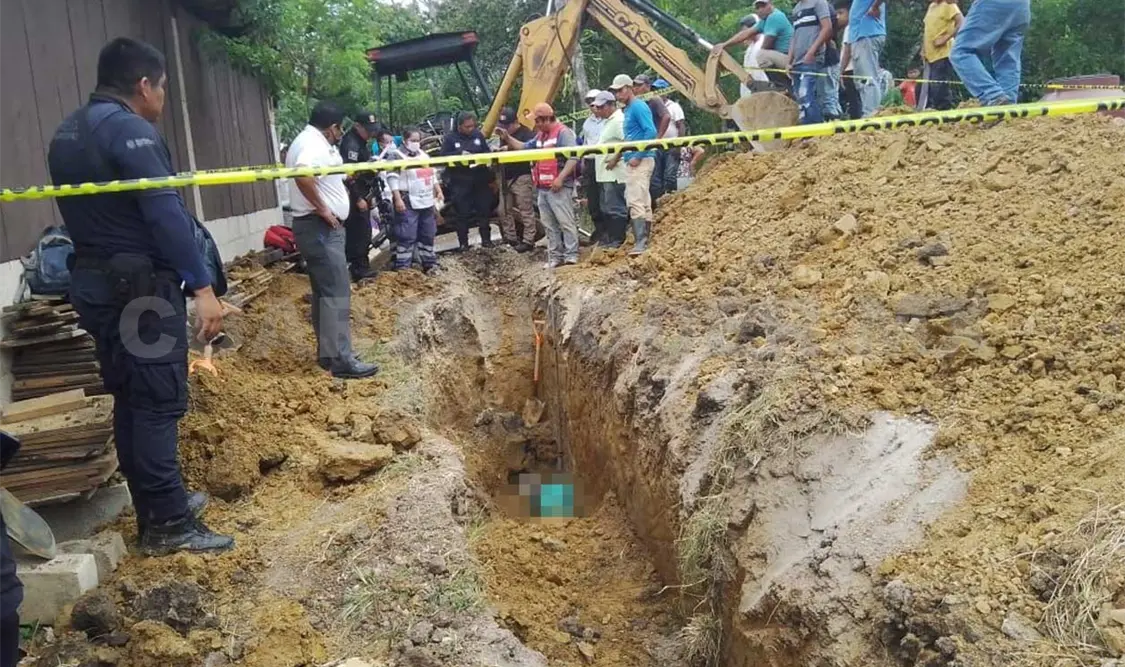 Obrero muere sepultado al registrarse un derrumbe