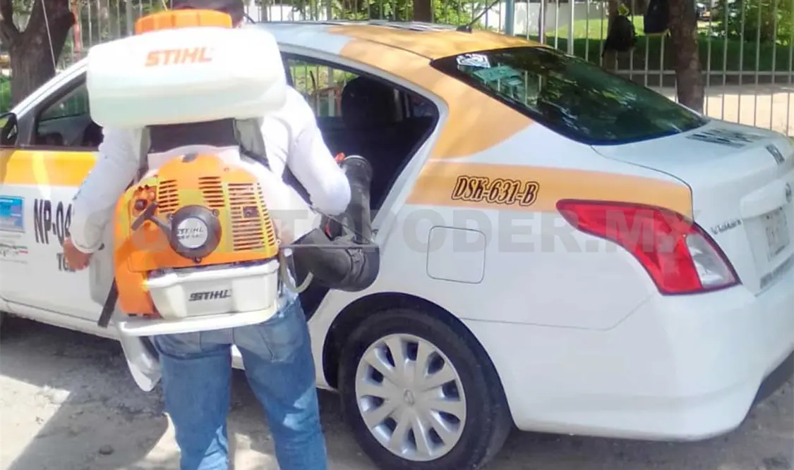 La sanitización se lleva de manera constante para brindar mayor seguridad sanitaria a la población. CP