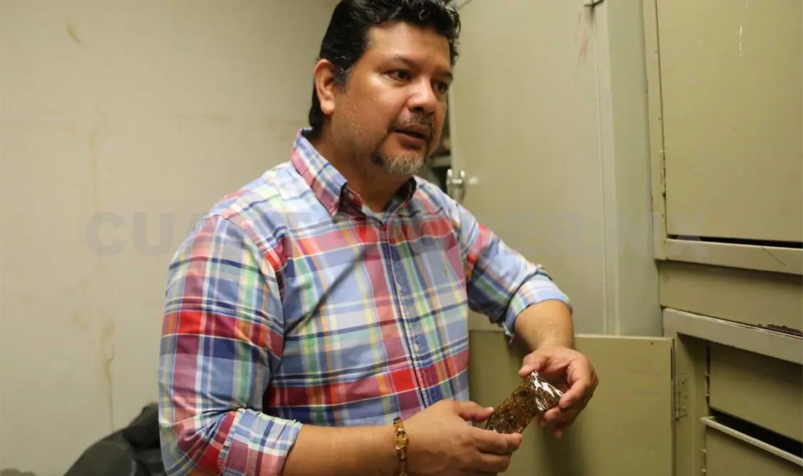 Doctor Gerardo Carbot Chanona, investigador del Museo de Paleontología. Carlos López / CP