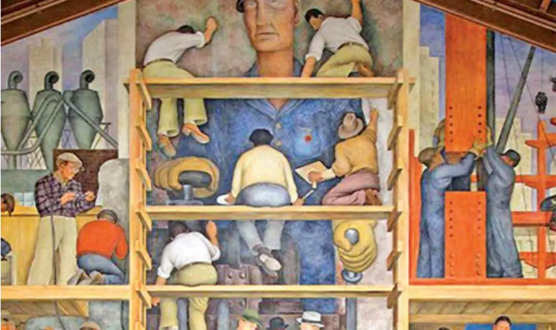 El destino del mural del mexicano Diego Rivera La creación de un fresco, valuado en 50 millones de dólares, es incierto. Cortesía