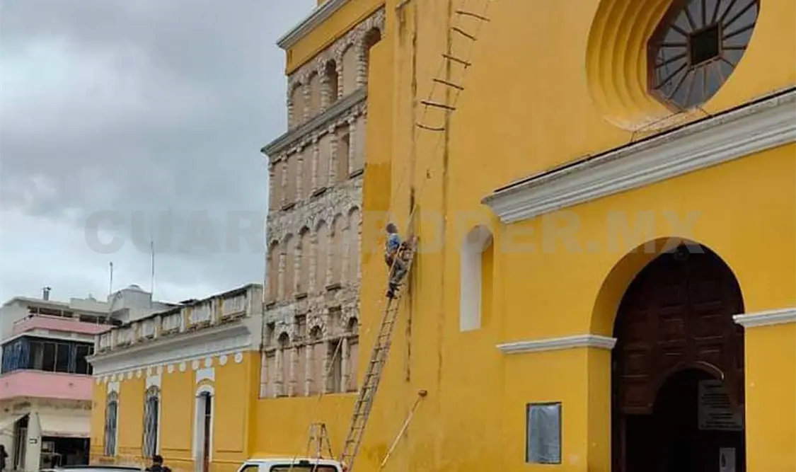Engalanan templo de Santo Domingo