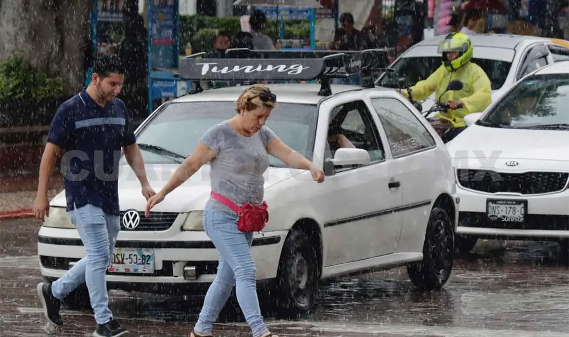 Anuncian lluvias fuertes para 11 regiones de Chiapas
