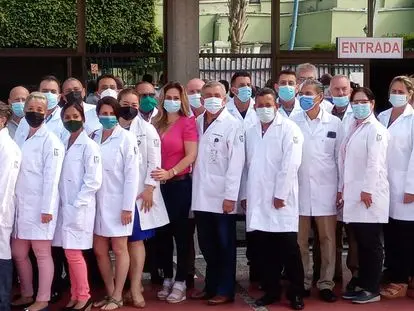 Desde el sábado se encuentran en Tepic, Nayarit, los primeros 54 médicos cubanos. Cortesía