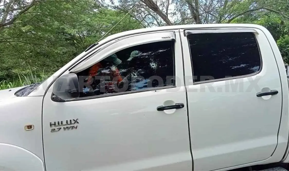 Pareja es asesinada a balazos en emboscada