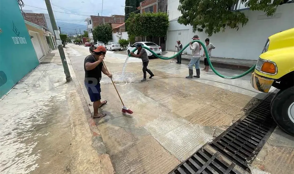 Culmina obra de colector sanitario en la capital