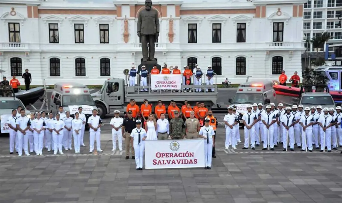 Cerca de dos mil 700 marinos participan en la Operación Salvavidas 2022. Cortesía