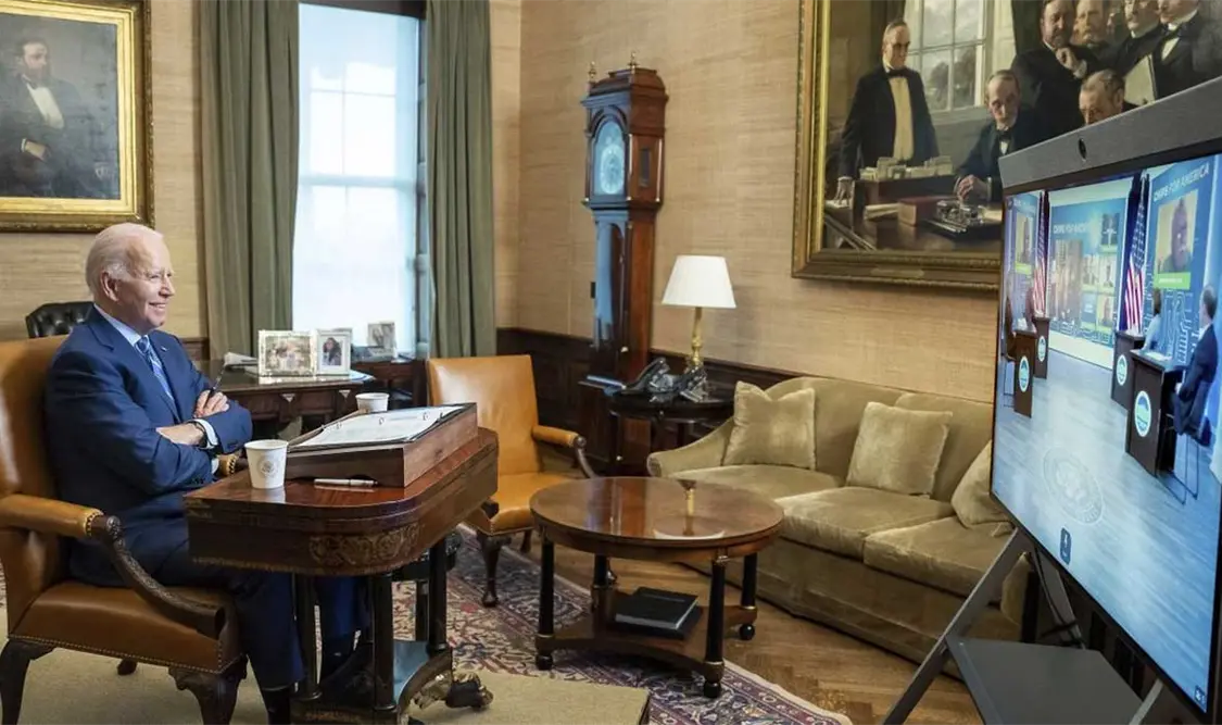El presidente de EE. UU., Joe Biden, volvió a dar positivo a covid-19, de acuerdo a un comunicado de la Casa Blanca. Cortesía