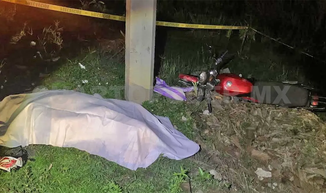 Los hechos ocurrieron sobre el tramo carretero Huixtla-Tapachula, concretamente a la altura de callejón Guanacaste del municipio de Tuzantán. Víctor Sánchez / CP