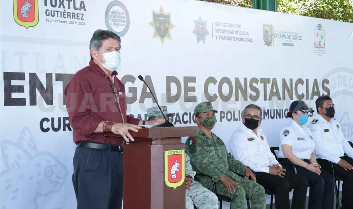Destaca edil respaldo a la Policía Municipal