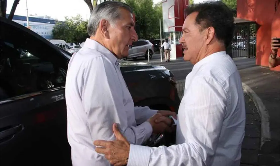 Se reúne Adán Augusto con Ignacio Mier en Puebla