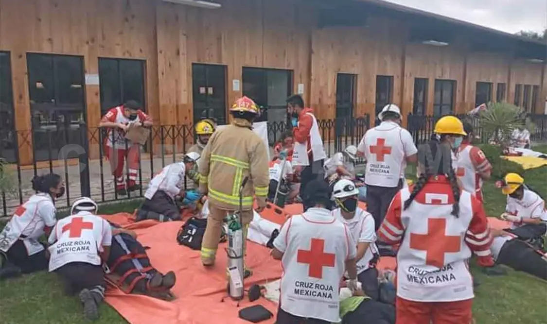 Realizan simulacro en La Albarrada