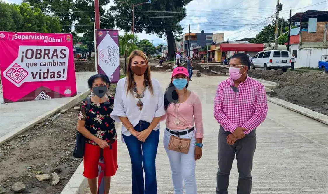 Avanza obra del bulevar de la colonia 5 de Febrero