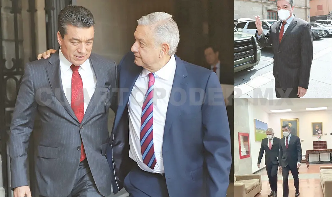 Rutilio Escandón participa en reunión con AMLO
