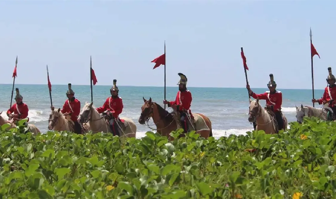Hacen sesión de fotos para recrear invasión española en Tampico Alto.