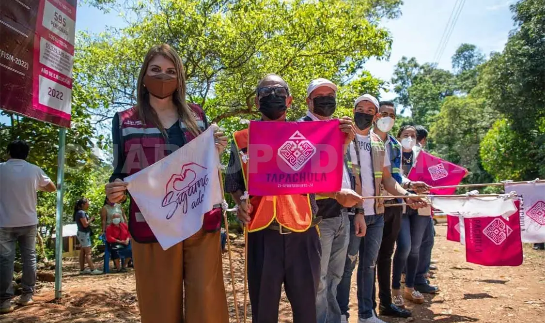 Con pavimentación se hace justicia social