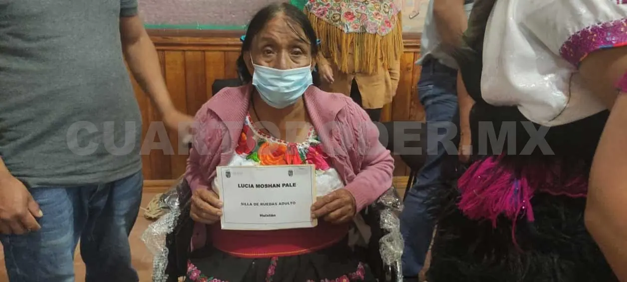 Entregan ayudas técnicas a población indígena