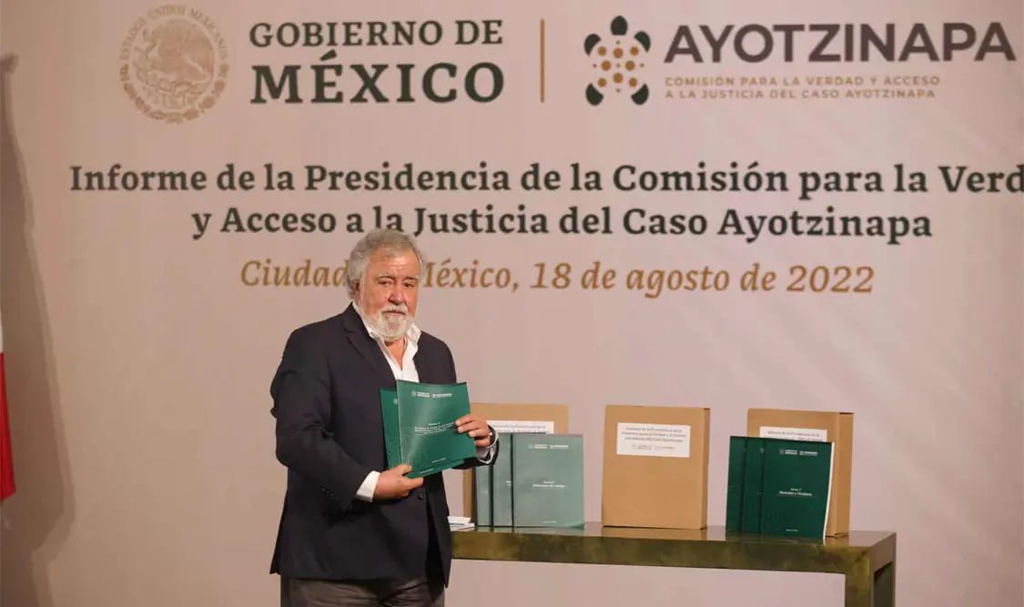 Calificó la desaparición y asesinato de los 43 estudiantes, como un crimen de Estado”. El Universal
