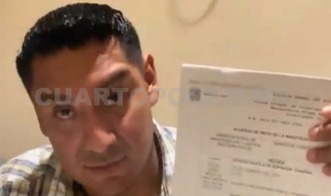 La víctima dijo que desconoce el delito del que se le acusa. Cortesía