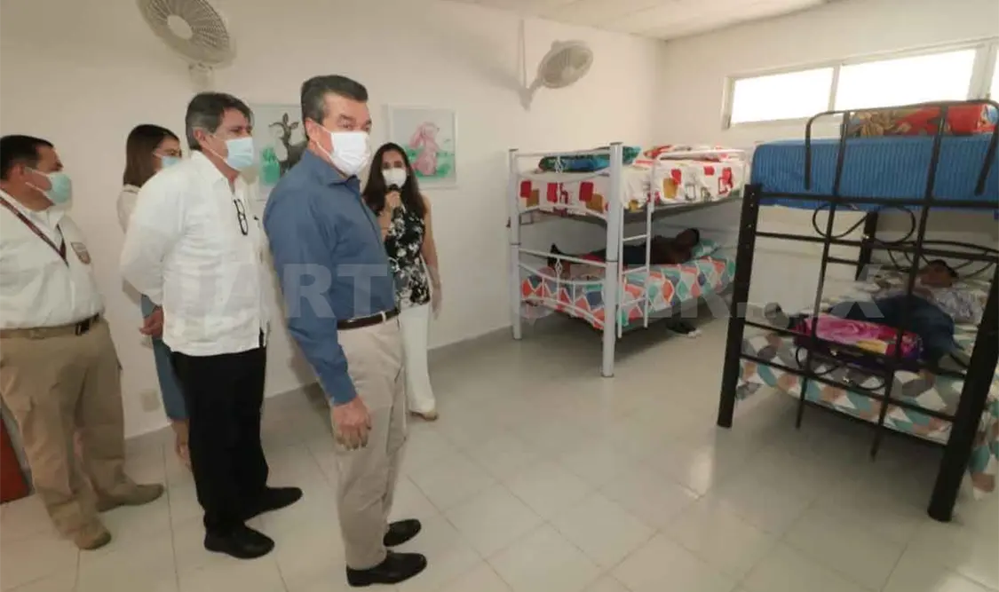 Inauguran REC y Carlos Morales refugio temporal