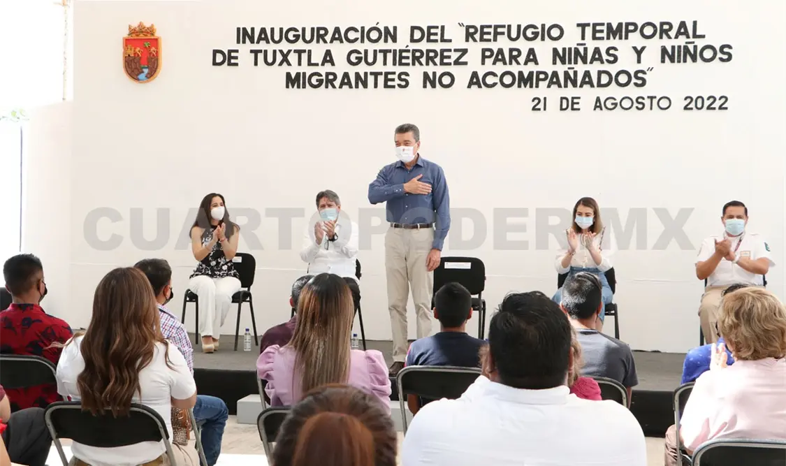 Inaugura rehabilitación del refugio temporal