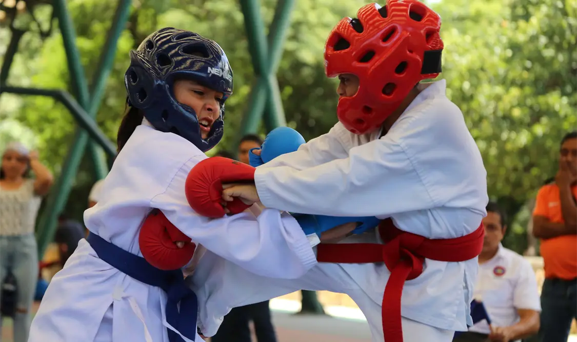 El Torneo de Karate Do Dr. Manuel Muñoz Alfaro tuvo lugar en el domo del parque recreativo Caña Hueca de esta capital. Carlos López/CP