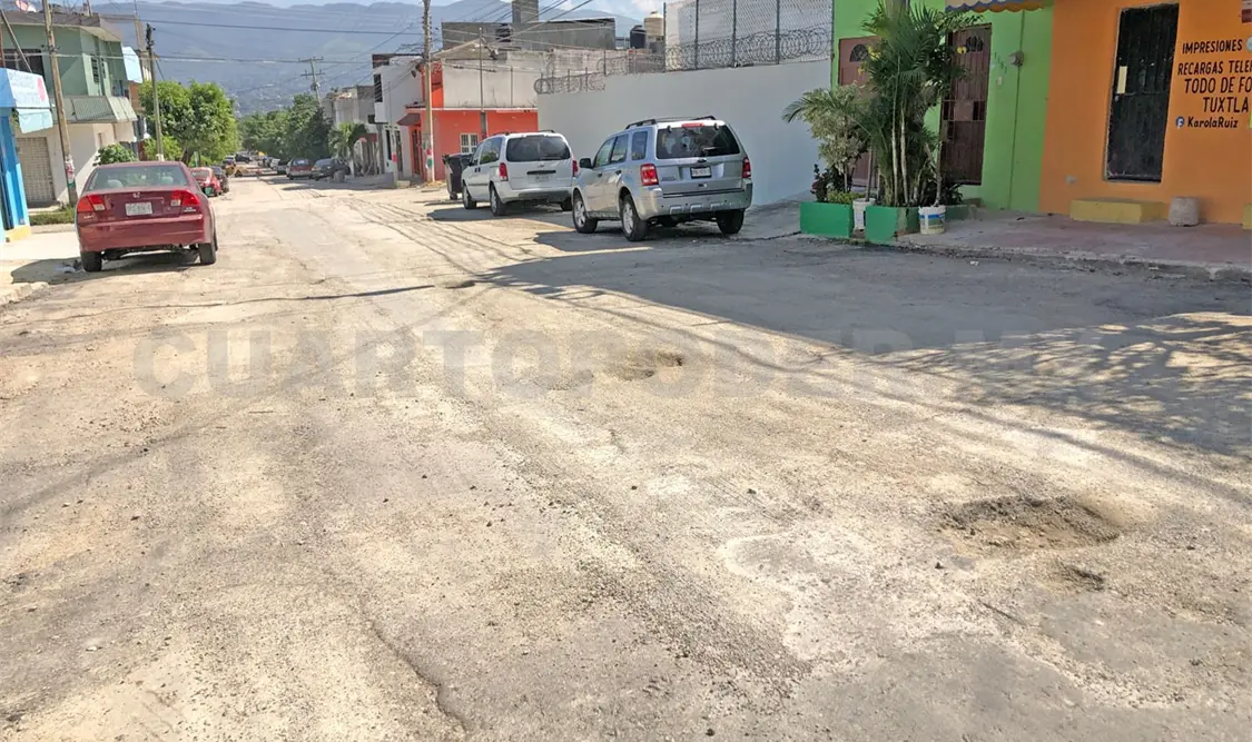 Reparación de calles, una necesidad