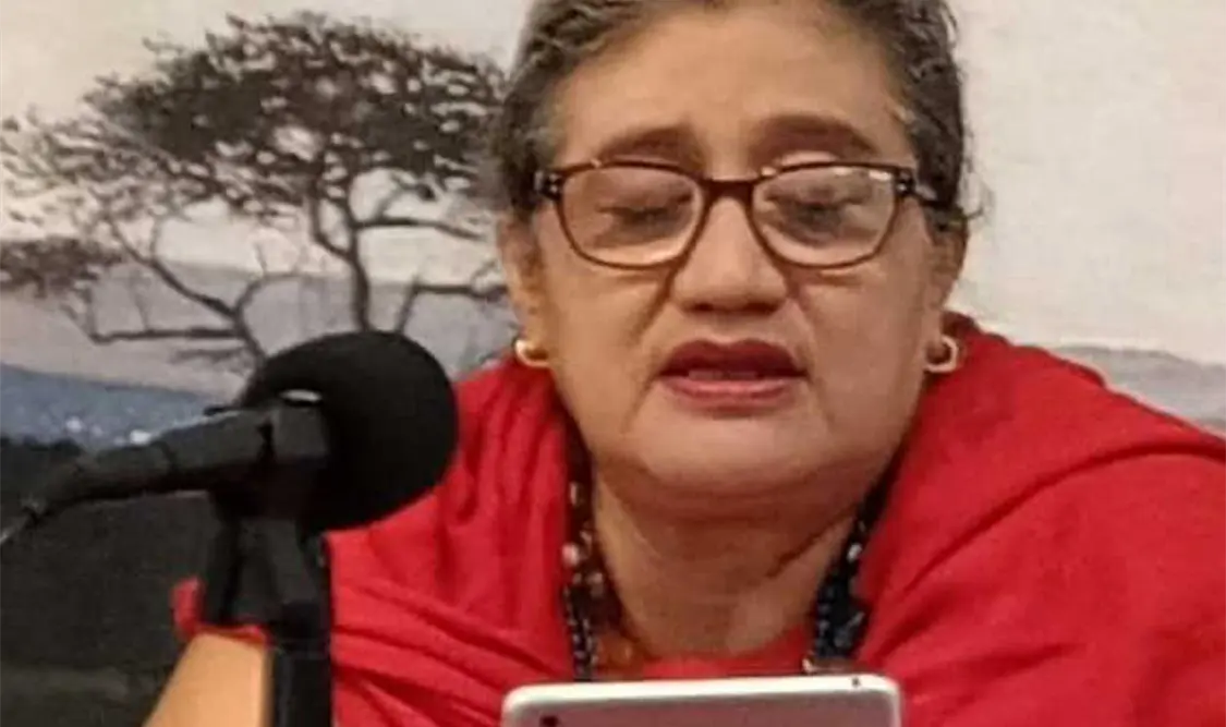 La maestra Chary Gumeta, organizadora del encuentro. Cortesía