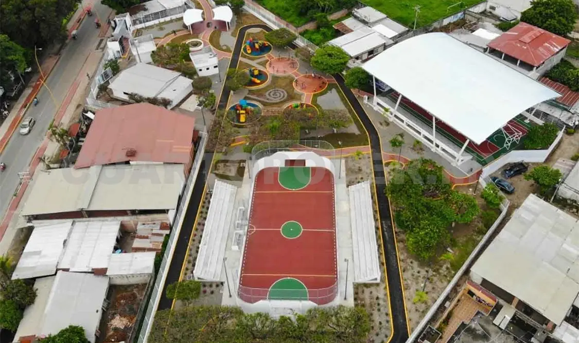 Desmienten incendio en unidad deportiva